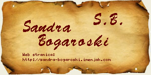 Sandra Bogaroški vizit kartica